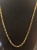 9ct Gold chain Length 53 cm Weight 10g