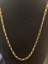 9ct Gold chain Length 53 cm Weight 10g