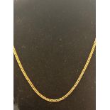 9ct Gold chain Length 56 cm Weight 10.8g