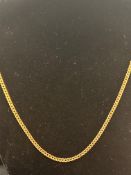 9ct Gold chain Length 56 cm Weight 10.8g