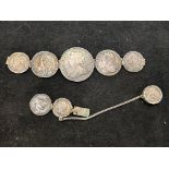 Partly made up bracelet of rare coinage - Queen An