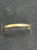 9ct Gold wedding band Size P