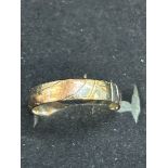 9ct Gold tri colour ring Size M