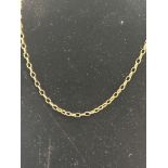 9ct Gold chain Length 40 cm Weight 5.2g