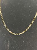 9ct Gold chain Length 40 cm Weight 5.2g