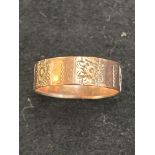 9ct Gold ring Size Q