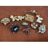 Bag of brooches