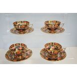 Royal crown derby 9298 4 cups & saucers