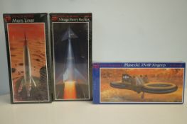 2x model rocket kits & Airgeep kit - All sealed &