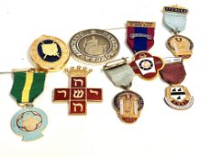 Bag of masonic medals