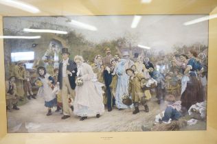 Luke Fildes A village wedding large print