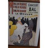 Moulin Rouge framed poster