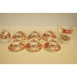 Royal Albert lady Carlisle - 6 cups & saucers milk