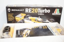Renault RE20 Turbo scale model race car