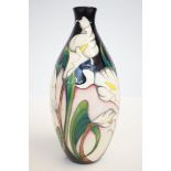 Moorcroft Autumn Lily vase (Red dot) Height 25 cm