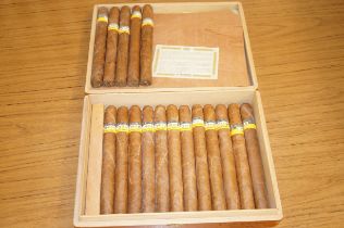 Cohiba box of seventeen cuban cigars