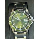 Emporio Armani divers wristwatch with box papers &