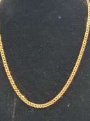 9ct Gold chain Weight 10.2g Length 46 cm