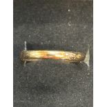 9ct Gold wedding band Size N.5