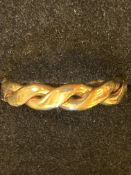 9ct gold ring Size L 3 grams