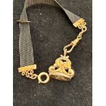 9ct Gold ladies fob Weight 6.2g