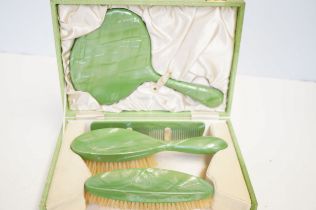 Boxed art deco vanity set