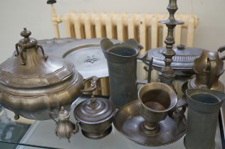 Good collection of pewter