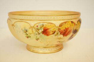 Royal Worcester blush ivory fruit bowl Diameter 23