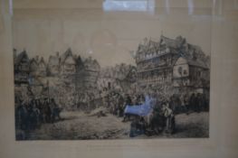 Early print of Preston guild