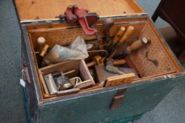 Large vintage tool chest & contents