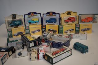 Collection of model vehicles