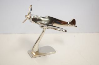 Chrome spitfire on stand