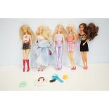 Collection of dolls by Mattel - mainly Barbie