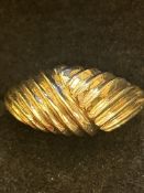 9ct gold ring Size U. 3.4 grams