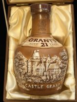 Royal Doulton Grants whiskey bottle full