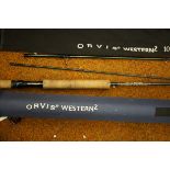 Orvis western 2 107-3, 3 piece fly rod with origin