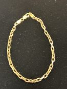 9ct gold bracelet 6.6 grams