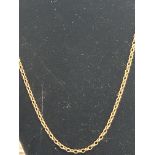 9ct Gold chain Length 56 cm Weight 12.5