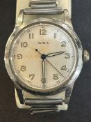 Gents Vintage Mira wristwatch with bonklip strap