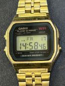 Vintage Casio alarm chrono wristwatch currently wo