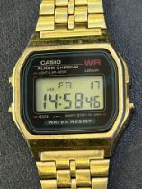 Vintage Casio alarm chrono wristwatch currently wo