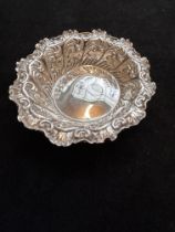 Silver round dish