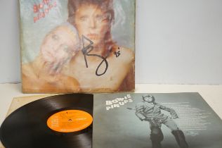 Signed Bowie Pinups LP - no coa