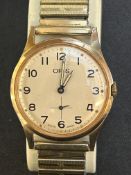 Gents vintage Oris wristwatch sub second dial at 6