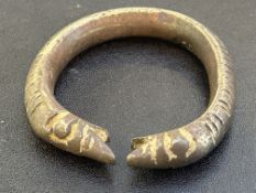 Bronze snake ''bangle'' possible early currency