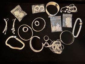 Collection of jewellery stamped 925