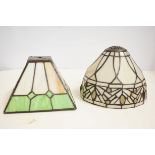 2 Tiffany style lamp shades