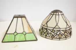 2 Tiffany style lamp shades