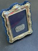 Small silver photo frame