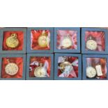 8x Boxed pocket watches
